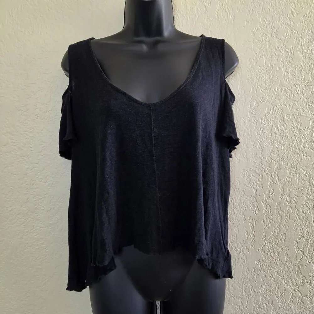 Free People Bittersweet Cold Shoulder Top